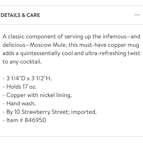 Moscow mule set of 4, from “10 Strawberry St” - Picture 11 of 11